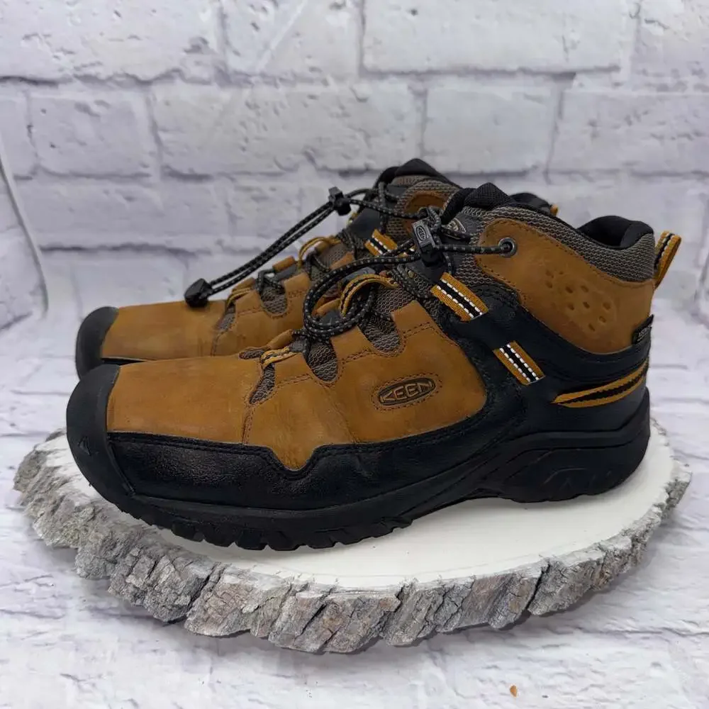 KEEN Targhee Mid Waterproof Youth Sz 6 Kids Boys Girls Boots Hiking Shoes School